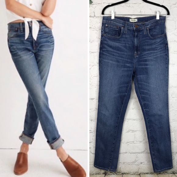 Madewell Denim - Madewell High Rise Slim Boyfriend Jean Size 29